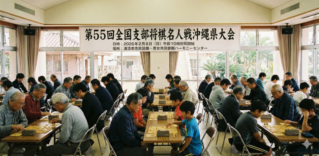 【終了】第55回全国支部将棋名人戦（支部名人戦） 開催要項（追記あり）